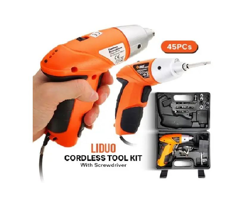 45pc Cordless Screwdriver Set Grabbit Online