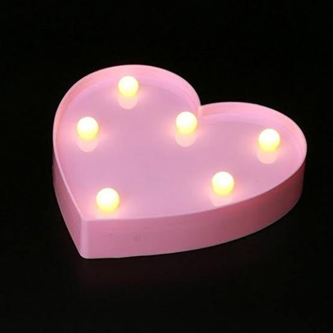 Heart Night Light (Pink or White)
