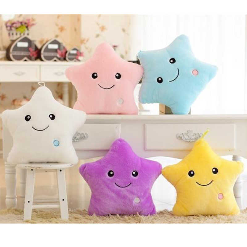 Star LED Light Up Pillow Assorted Colours Grabbit Online