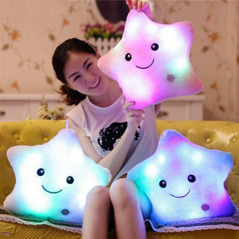 Star LED Light Up Pillow - Assorted Colours – Grabbit Online