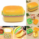 🍔ROUND / RECTANGULAR BURGER SHAPED LUNCHBOXES🍔