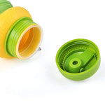 500ml Kids Collapsible Silicone Water Bottle - Hamburger