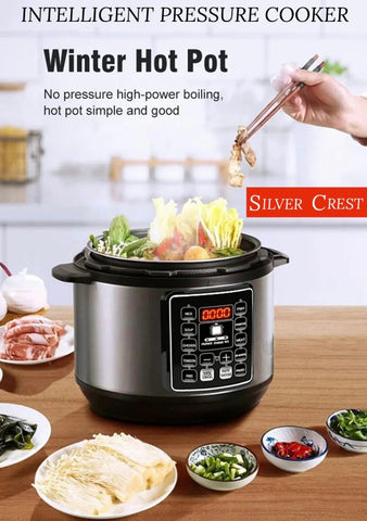 Silver Crest - 6 Litre Electric Pressure Cooker