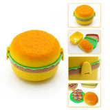 🍔ROUND / RECTANGULAR BURGER SHAPED LUNCHBOXES🍔