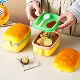 🍔ROUND / RECTANGULAR BURGER SHAPED LUNCHBOXES🍔