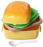 🍔ROUND / RECTANGULAR BURGER SHAPED LUNCHBOXES🍔