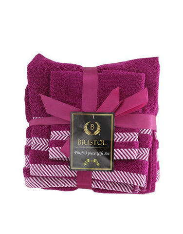 3pc Towel Set - Purple