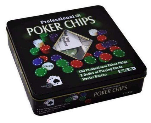 Poker Chips and Card Set