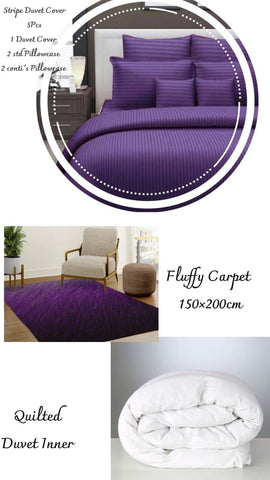 Duvet Cover Combo - Purple