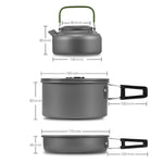 3PC COOKING OUTDOOR / CAMPING SET