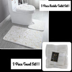 Marble Bathroom Combo - White