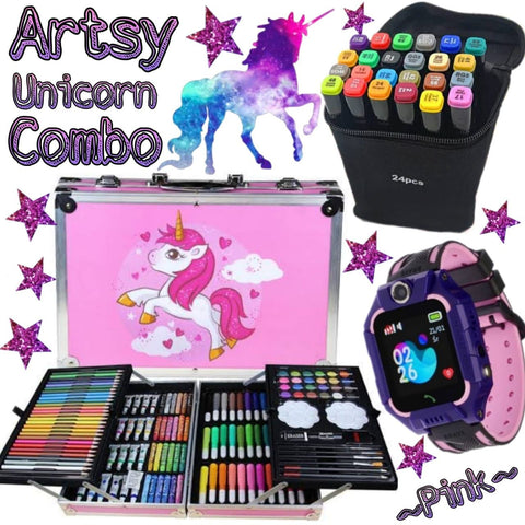 Artsy Unicorn Combo - Pink