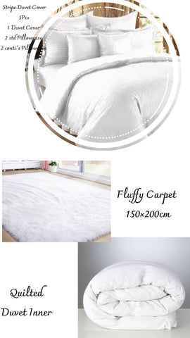 Duvet Cover Combo - White