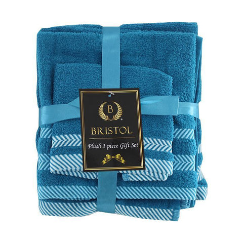 3pc Towel Set - Teal