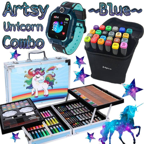 Artsy Unicorn Combo - Blue