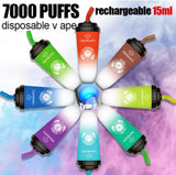 RECHARGEABLE DISPOSABLE POD - 7000 PUFFS