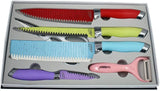 CookStyle Daily use 6pc Knife Set - Coloured