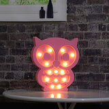 Owl Night Light (Pink or White)