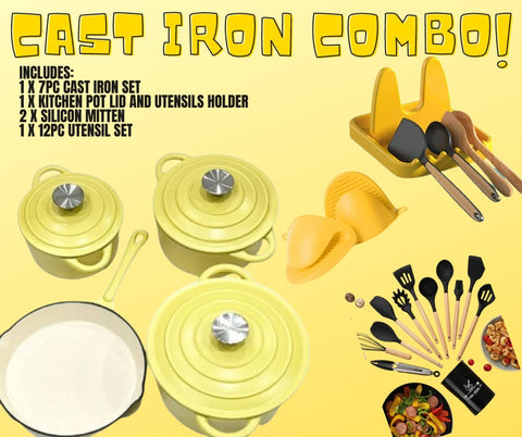 Cast Iron Combo - Yellow