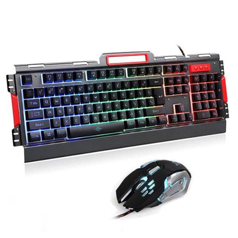 Wired Gaming Keyboard & 6 Button Mouse Combo -K33