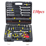 130pc Socket Set Car Repair Tool Auto Hand Tool Kit