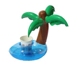 Palm Tree Floating Drink Holder - Set of 4