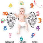 Baby Milestone Blanket - Wings