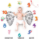 Baby Milestone Blanket - Wings