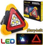 Emergency Warning Triangle Light - Solar & USB Charging