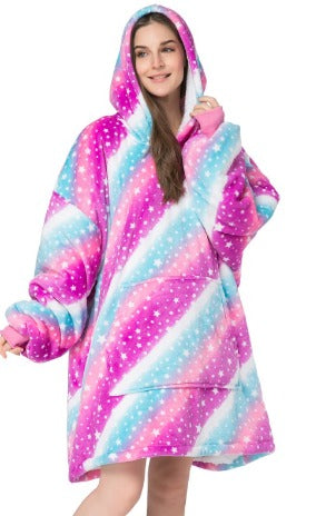 TV Blanket Hoodie -  Galaxy