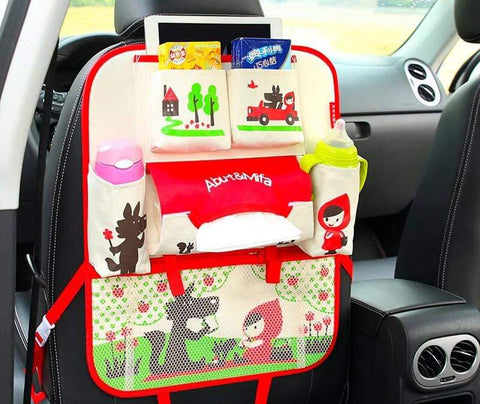 Red Little Red Hiding Hood Car Seat Organizer