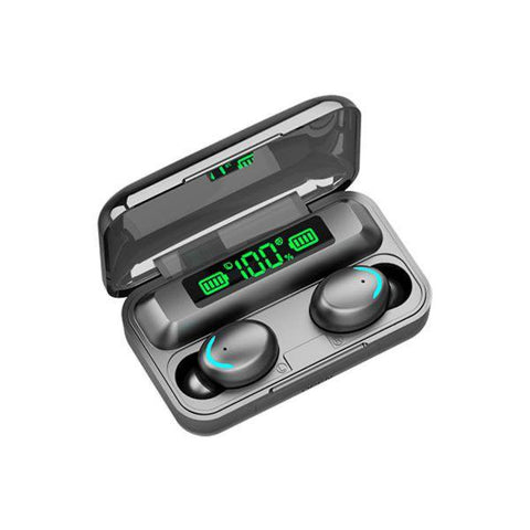 F9 Bluetooth Wireless Earbuds - Stereo Earbuds with Charging Box