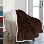 Super Soft Sherpa Fleece Blankets - Assorted Colours