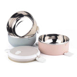Portable Thermal Insulated Stainless Steel Triple Layer Lunch Box
