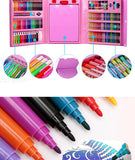 208 Pc Art Set - Pink / Blue