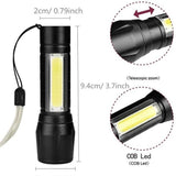 USB Charging Flaslight - Telescopic Zoom