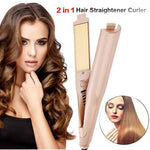 2 in1 Hair Curling Iron and Hair Straightener
