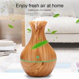 130ml Wooden Vase Humidifier