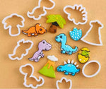 Dinosaur Cookie / Sandwich Cutters - Set of 8