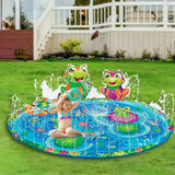 3D Froggy Water Sprinkler Mat