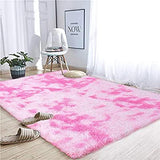 Fluffy Carpets - Tie Dye Effect - Assorted Colours - 2m*1.5m