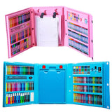 208 Pc Art Set - Pink / Blue