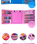 208 Pc Art Set - Pink / Blue