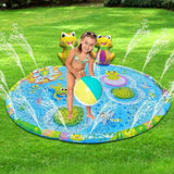 3D Froggy Water Sprinkler Mat