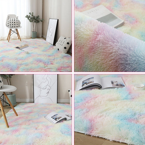Fluffy Carpets - Unicorn / Rainbow - 2m*1.5m