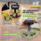 6 Shot Glass Dispenser and Holder