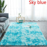 Fluffy Carpets - Tie Dye Effect - Assorted Colours - 2m*1.5m