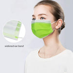 3ply Green Disposable Masks -50 Pack