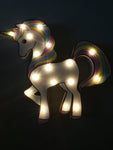 Rainbow Standing Unicorn Night Light