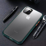 iPhone 11 Pro Shockproof Anti-Fingerprint Case - Accent Colours - Midnight Green